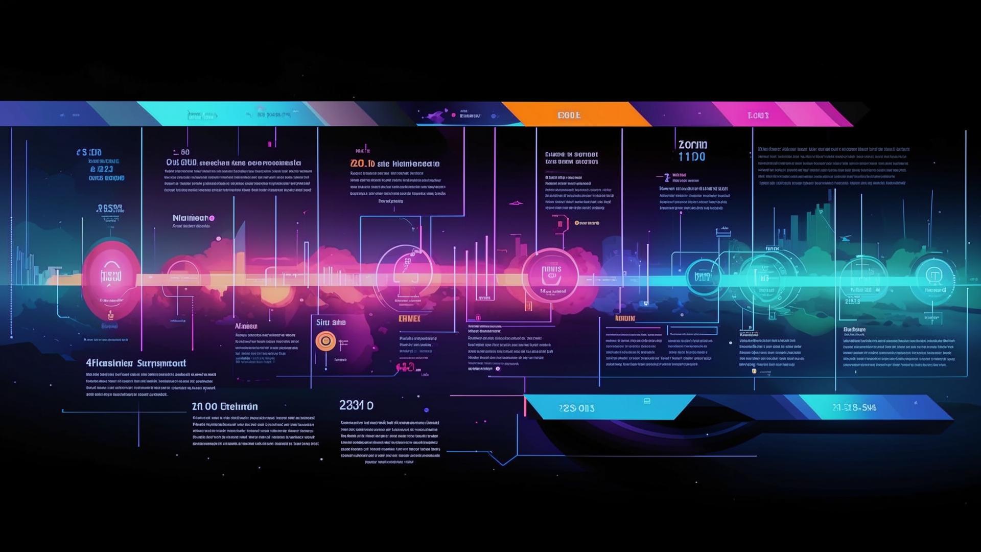 Company Growth Timeline Visualization